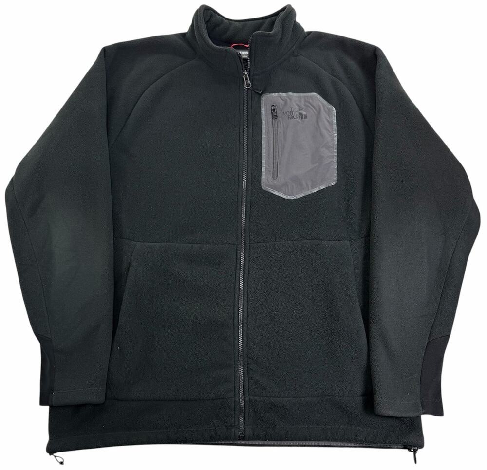 The North Face Chimborazo A33X Men's XL Black Full Zip Fleece Pullover Jacket